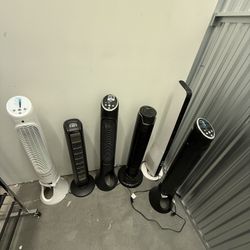6 Tower fans For $50