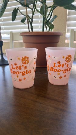 Let’s Boogie Halloween plastic cups