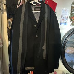 Michael Kors Peacoat/ Scarf