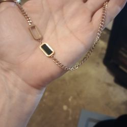 18k Plated Stainless Necklace 