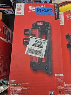 Milwaukee M12 Batteriesand Pack Out Mounts