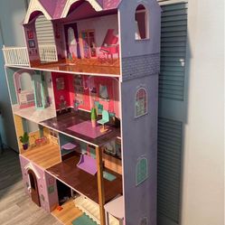 Wooden life size Barbie Doll house