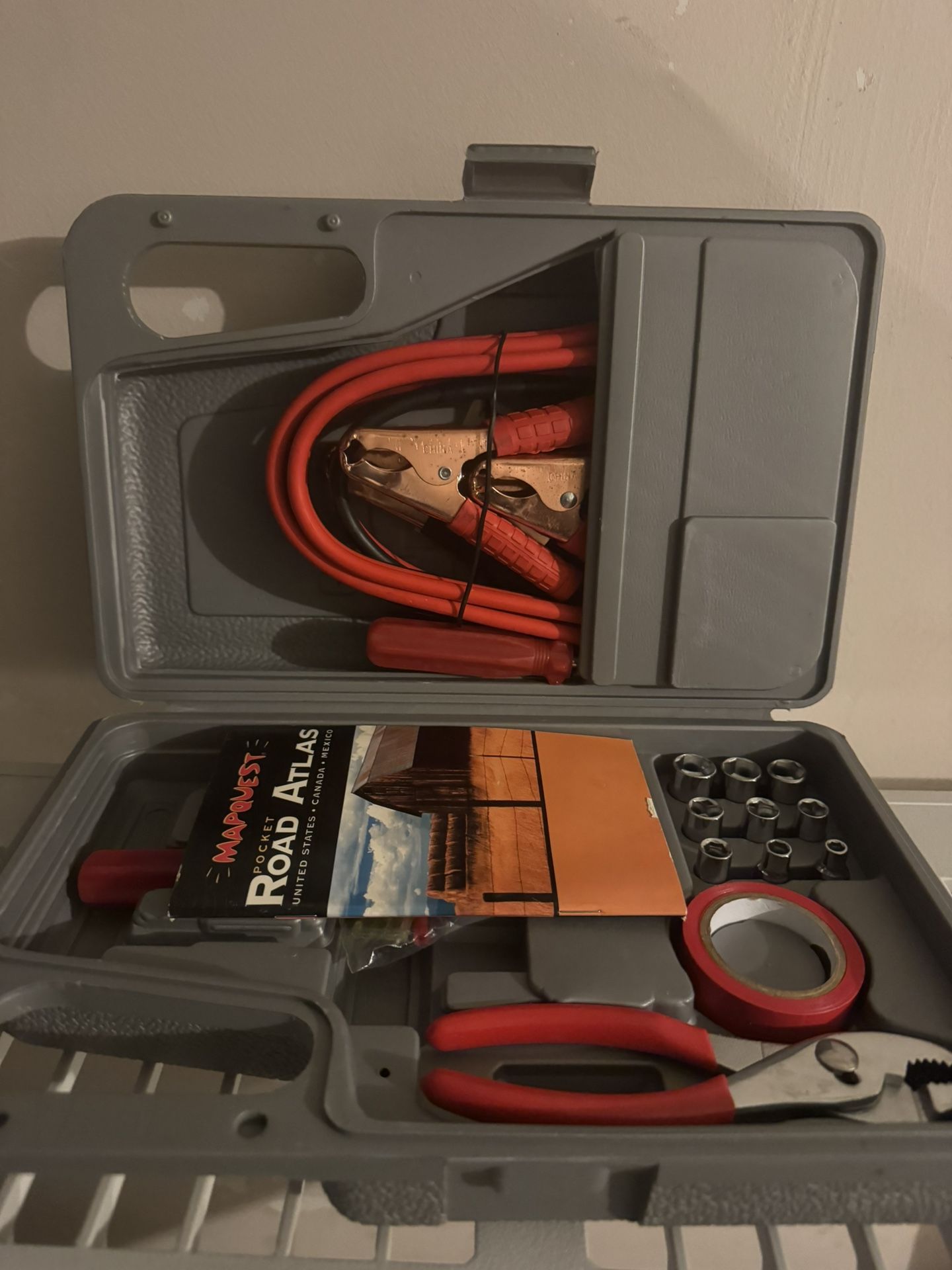 Roadside Emergency Car Kit with Jumper Cables