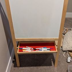 Kids chalkboard And white Board easel 
