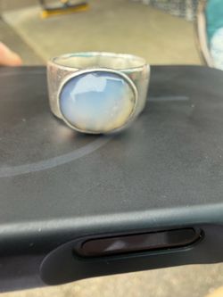 Ellensburg blue silver ring