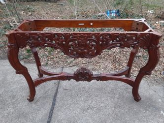 Antique table....Needs glass top