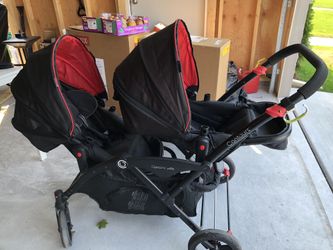 ALMOST NEW DOUBLE STROLLER