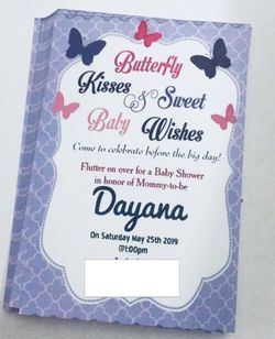 Invitations and flyers