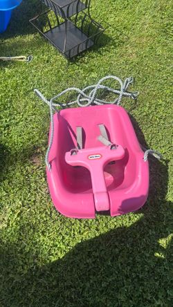 Kids swing pink color