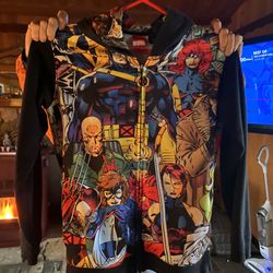 Marvel Hoodie Sweatshirt Mad Engine X Men-villains. Excellent Condition. MEDIUM 