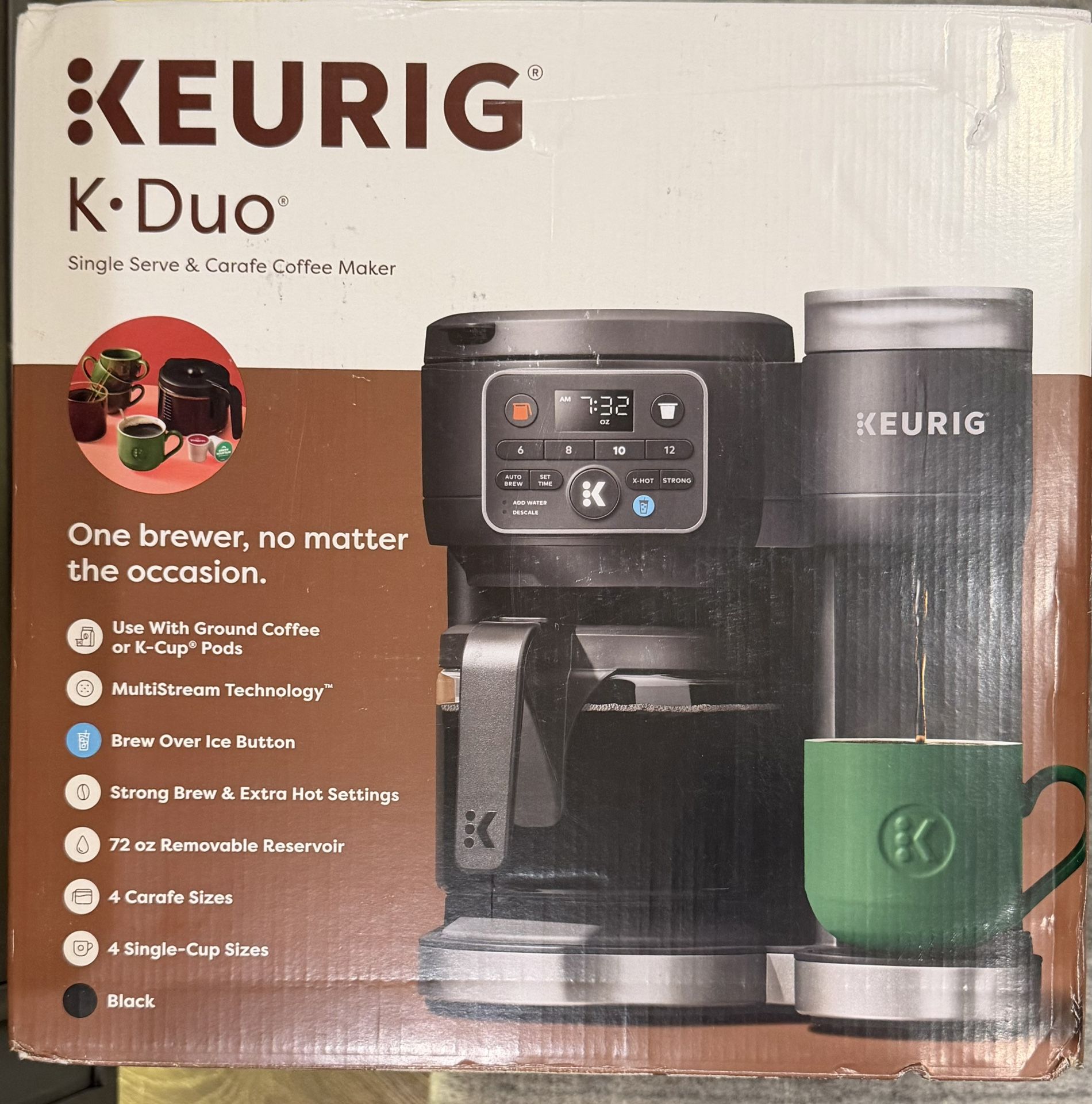Keurig® K-Duo® Hot & Iced Single Serve & Carafe Coffee Maker (Gen 2)