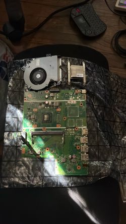 Laptop Motherboard with Cooling Fan, AMD processor (AM3) Heatsink