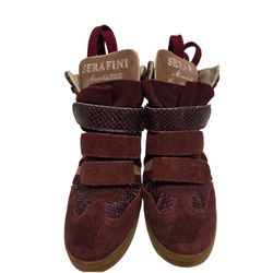Serafini
Manhattan trainers

36EU

Burgundy, Suede & Snakeskin