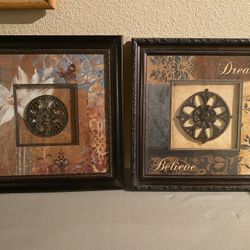 2 Pictures 15x15 ea. in Excellent Condition 