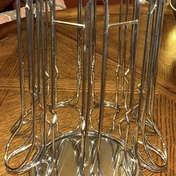 Chrome Coffee Pod Carousel (8 Slots)