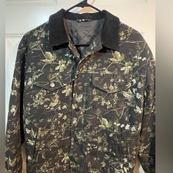 PATRIK ERVELL Forest Print Jean Jacket