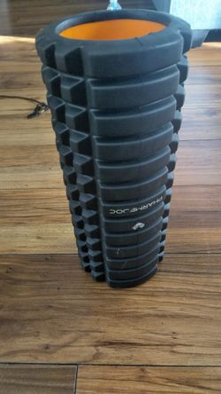 Black Textured Foam Roller for Exercise & Muscle Massage