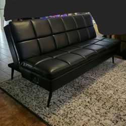 Felix Faux Leather High Performance Convertible Sofa