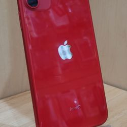 I Phone 11 64GB Red Factory Unlocked Used Like New 