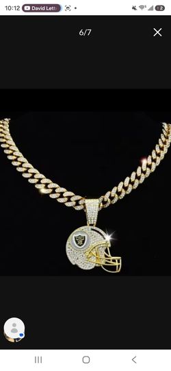 Raiders iced chain necklace all photos sold separately SHIPPING AVAILABLE