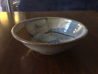 Hand painted ceramic bowl