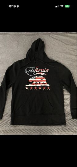 California Coke USA Pullover Hoodie - Call Your Mother (Black) - Men’s Large