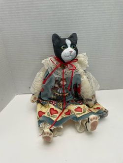 vintage 1992 Wang International cat doll