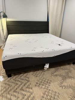 King Size Memory Foam Mattress 12"    new mattress in a plastic sealed