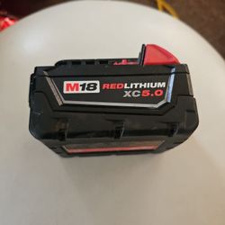 Milwaukee M18 RED LITHIUM XC 5.0 Battery 
