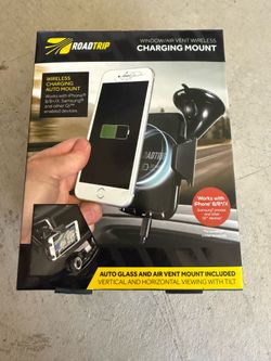 Wireless charging auto mount