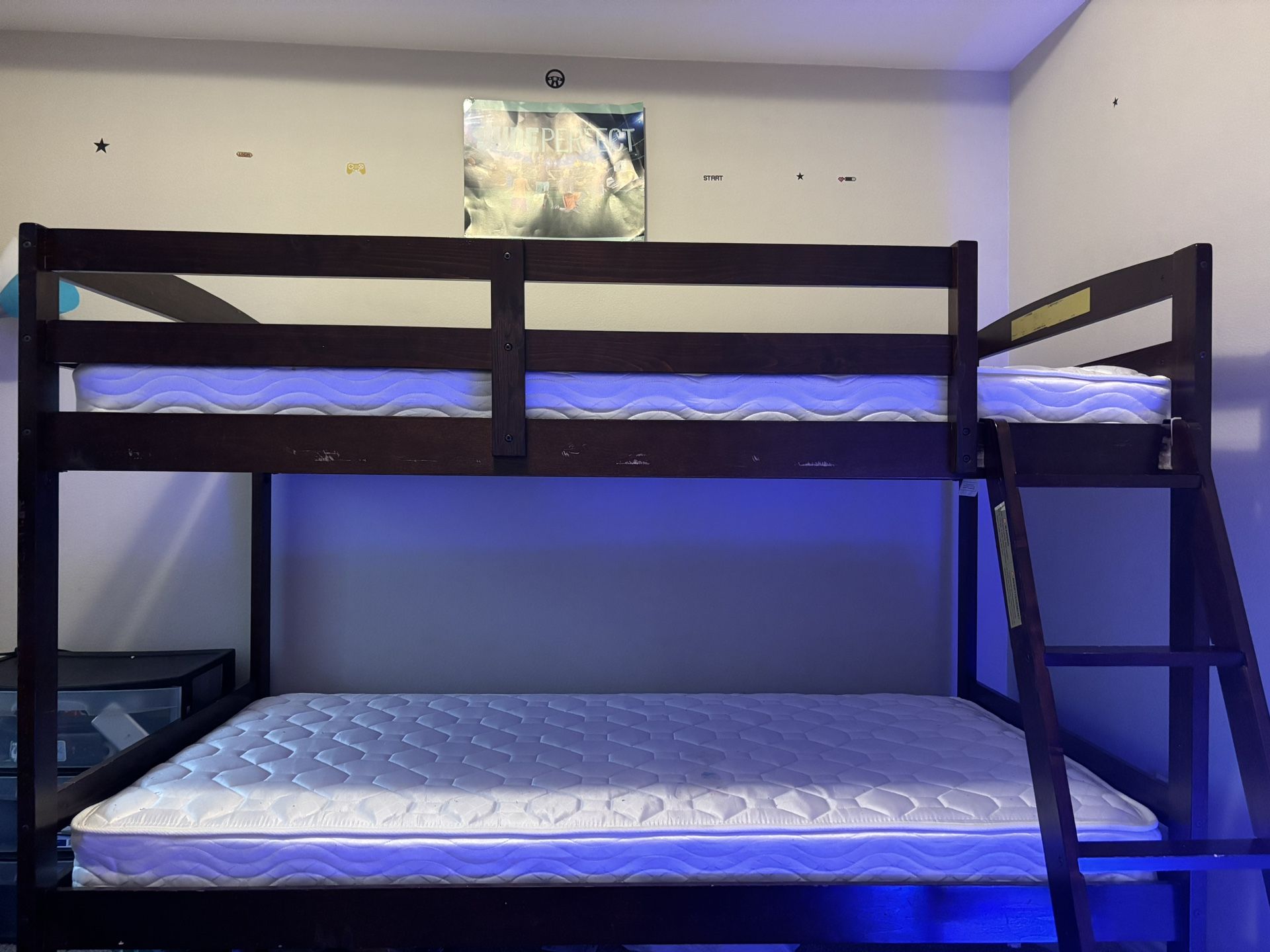 Twin Bunk Bed-mattresses Included   