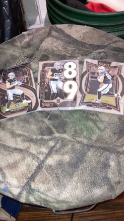 Brock Bowers 3 Card Select Rookie Lot