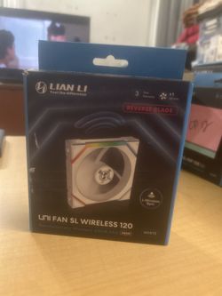 🌬️ Lian Li UNI FAN SL Wireless 120 – Reverse Blade (White) – Open Box / Lightly Used