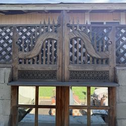 Teak Architectural Accent