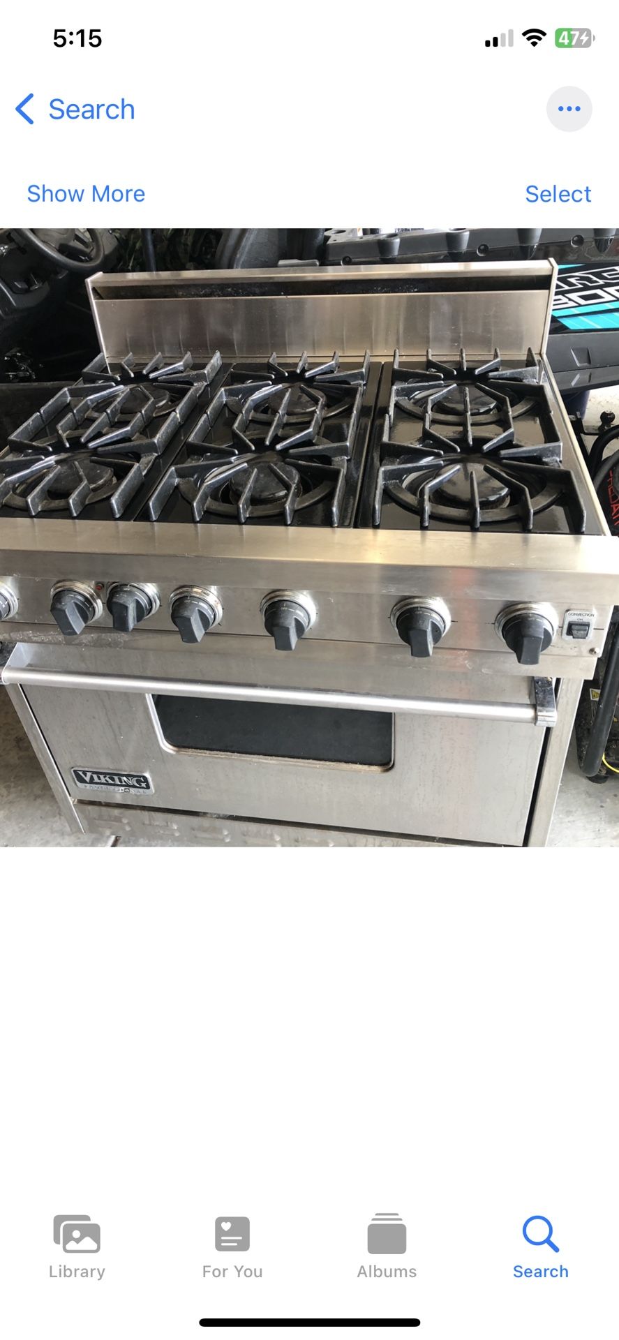 Viking Stove 36 “ Gas