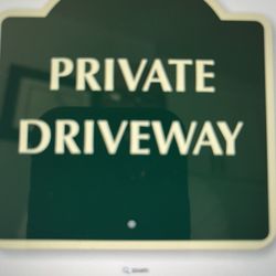 Private Driveway Sign