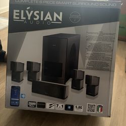 Elysian Audio Model 2 Complete 6 Piece Smart Surround Sound.