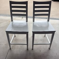 Two white Chairs 