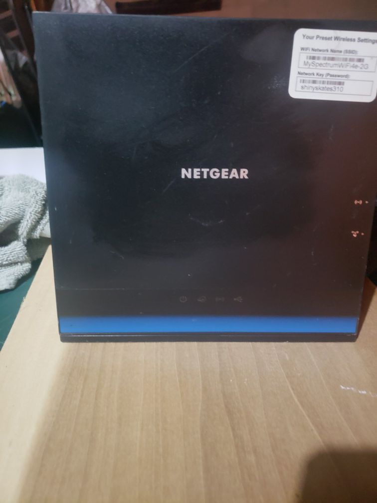 Netgear Router and Motorola Modem