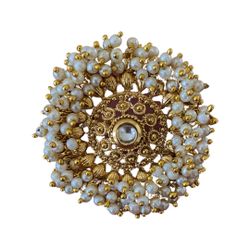 Brand New Kundan Gold Statement Ring