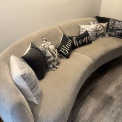 Grey Sectional Couch $250