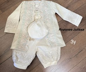 Ropon de principe para Bautizo
