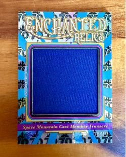 2025 Topps Disneyland 70th Anniversary - Relic Card: Space Mountain Cast Member Trousers