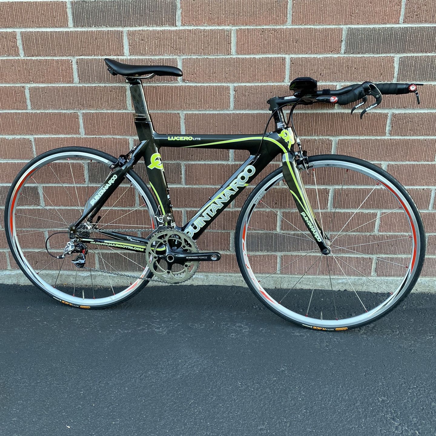 Quintana Roo Lucero Lite Full Carbon TT Triathlon Small Road Bike 