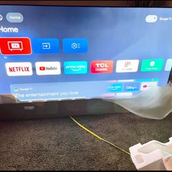 58 TCL Smart 4k HDTV In Box Great Picture Lots Of Apps 