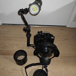 Underwater photo system for Sony A7ii/rii