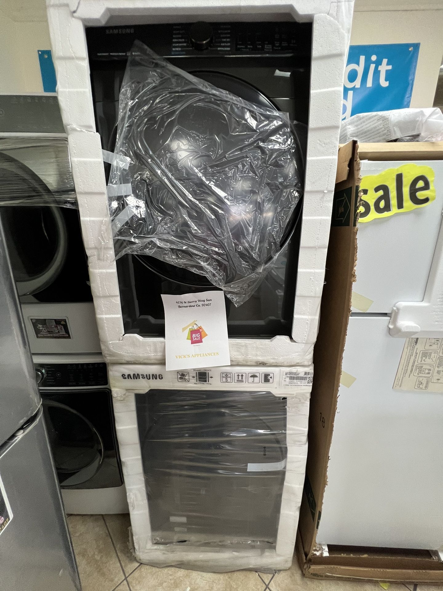 NEW WASHER AND DRYER