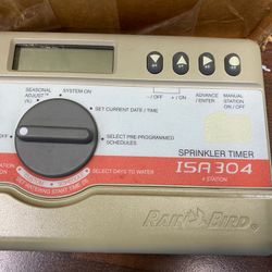 Rain Bird 4 Station Sprinkler Timer