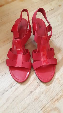 Red shoes size 9