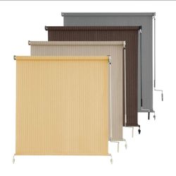 AOSKY ROLLER SHADES DIMENSIONS 96"L X 96"W  (8X8 FT